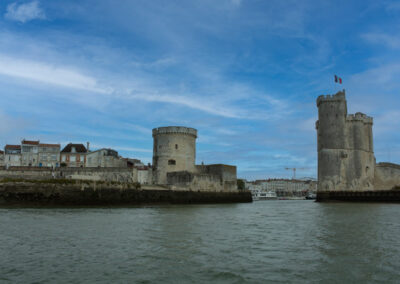 Die Hafeneinfahrt von La Rochelle