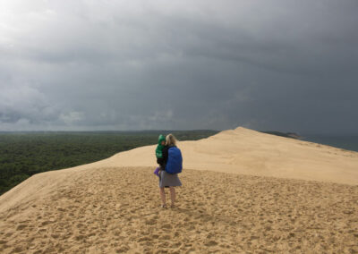 Auf der imposanten Wanderdüne Dune du Pilat